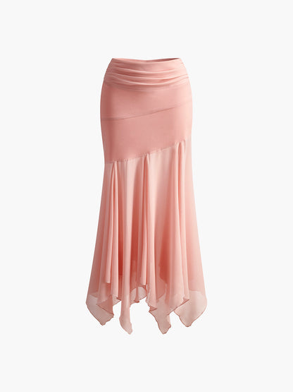 Panelli Pileli Maxi Etek
